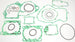 ATHENA Top End Gasket Set (oil seals not included) - Main