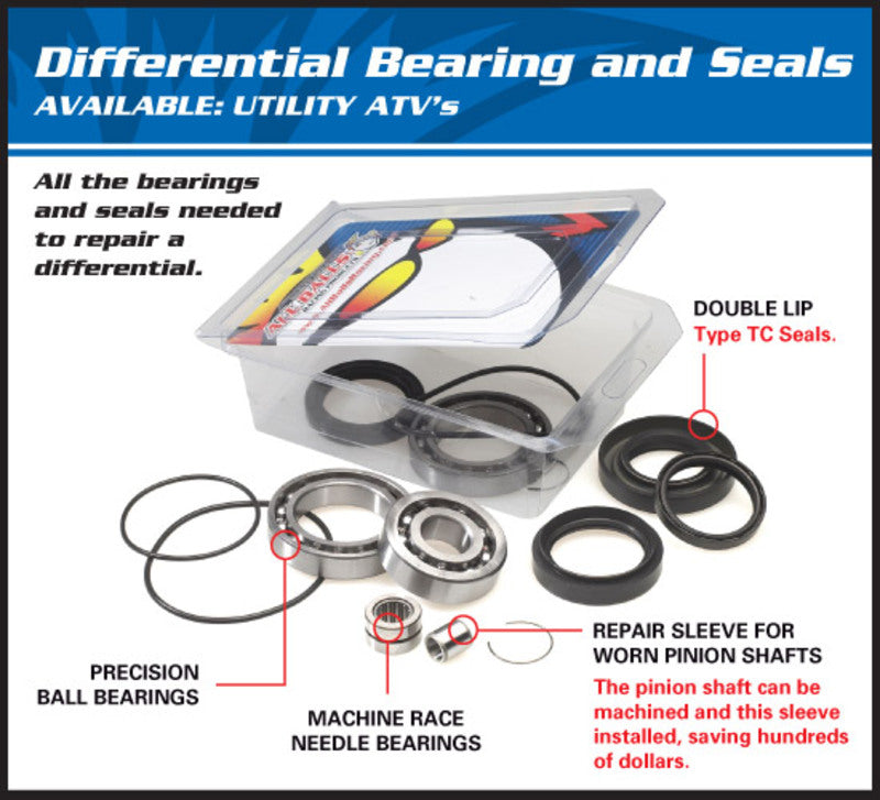 ALL BALLS Rear Differential Bearing & Seal Kit Kawasaki KRF TERYX 750 - Extra