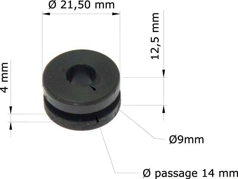 Tourmax silent blocs Honda XR650/250 - Extra