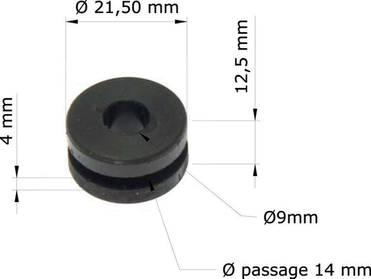 Tourmax silent blocs Honda XR650/250 - Extra
