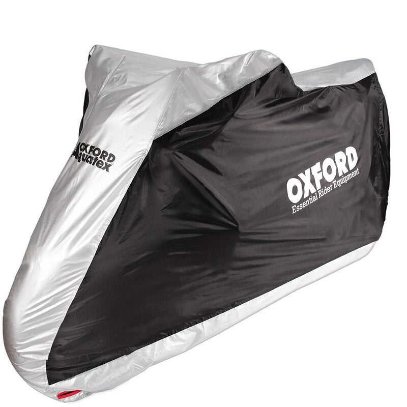 OXFORD Indoor / Outdoor Protective Cover Aquatex Black/Silver - Moto / Scooter - L - Main
