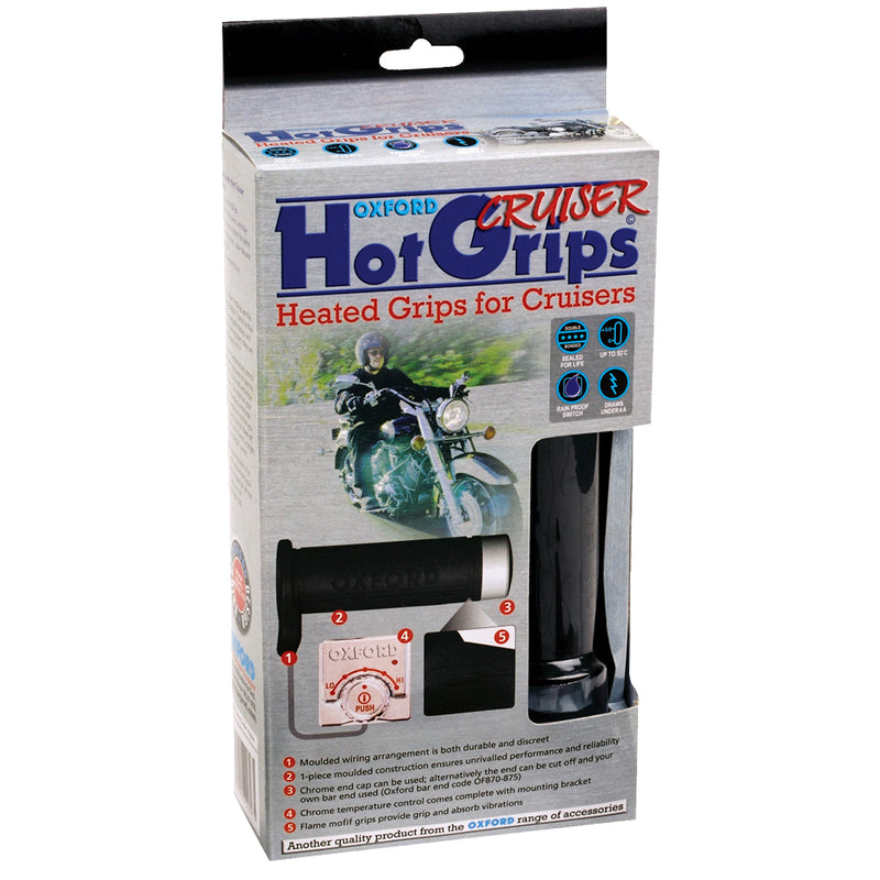 OXFORD HotGrips Essential Cruiser with Chrome Switch - Main