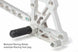 LSL REAR SET FIXED 110S124SW