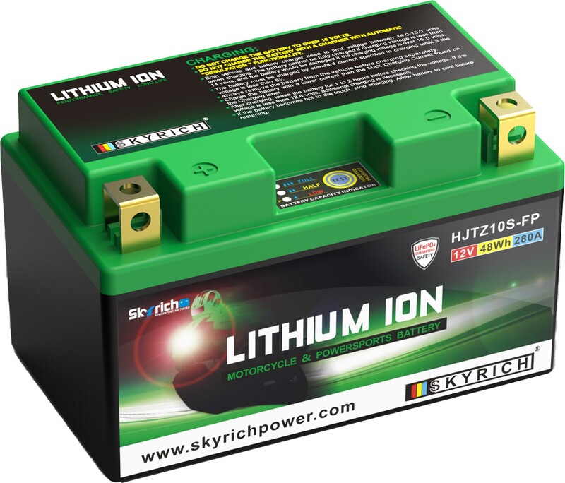 SKYRICH Battery Lithium-Ion - LTZ10S - Extra