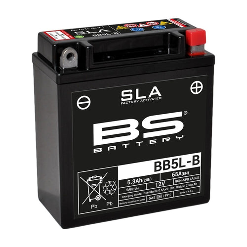 BS BATTERY SLA Battery Maintenance Free Factory Activated - BB5L-B - Main