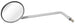 OXFORD Deluxe Left Mirror Universal - Chrome (1pc) - Extra