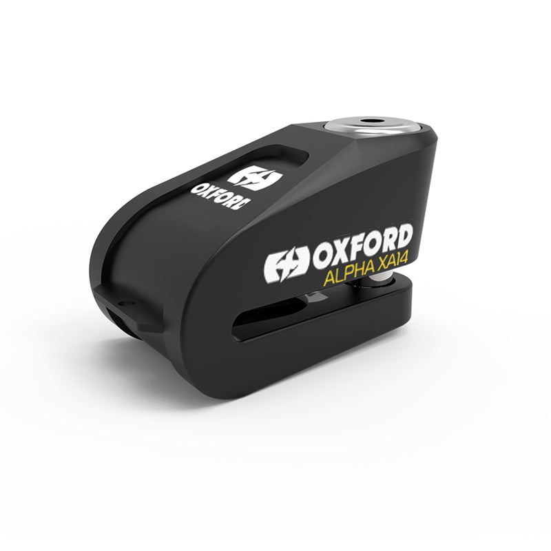 OXFORD XA14 Alarm Disc Lock - Ã˜14mm Stainless Steel Black - Main