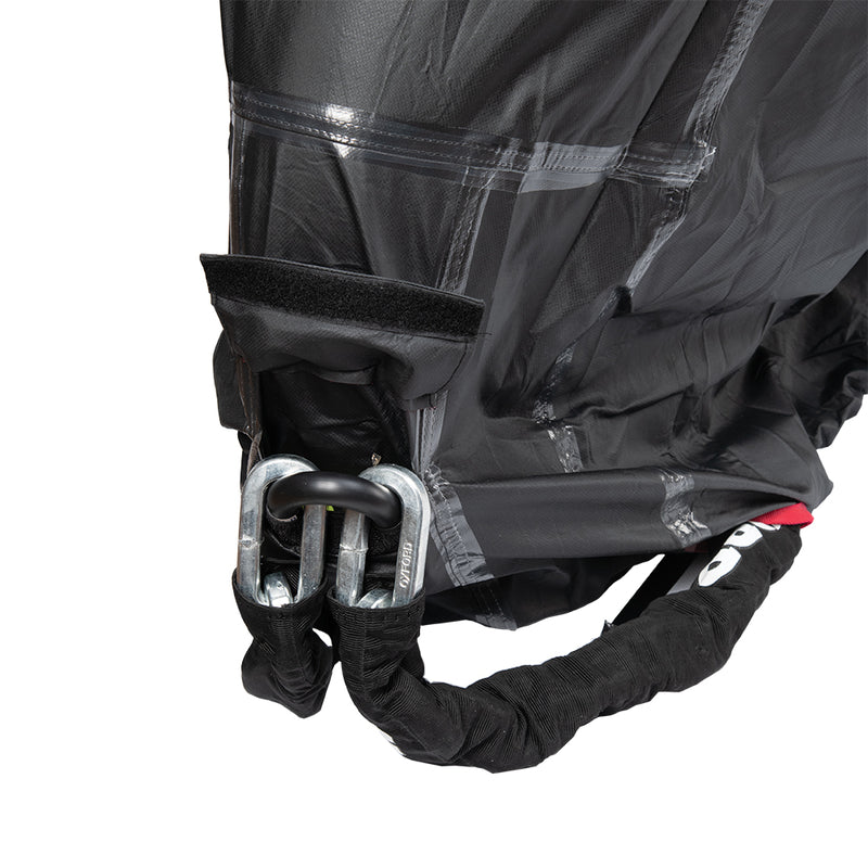 OXFORD Outdoor Protective Cover Rainex Black/Silver - Moto / Scooter - XL - Extra