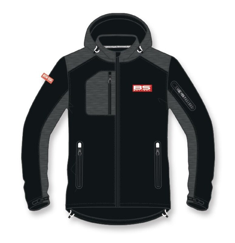 BS BATTERY BS Factory Softshell Jacket - Black/Grey Size S - Main