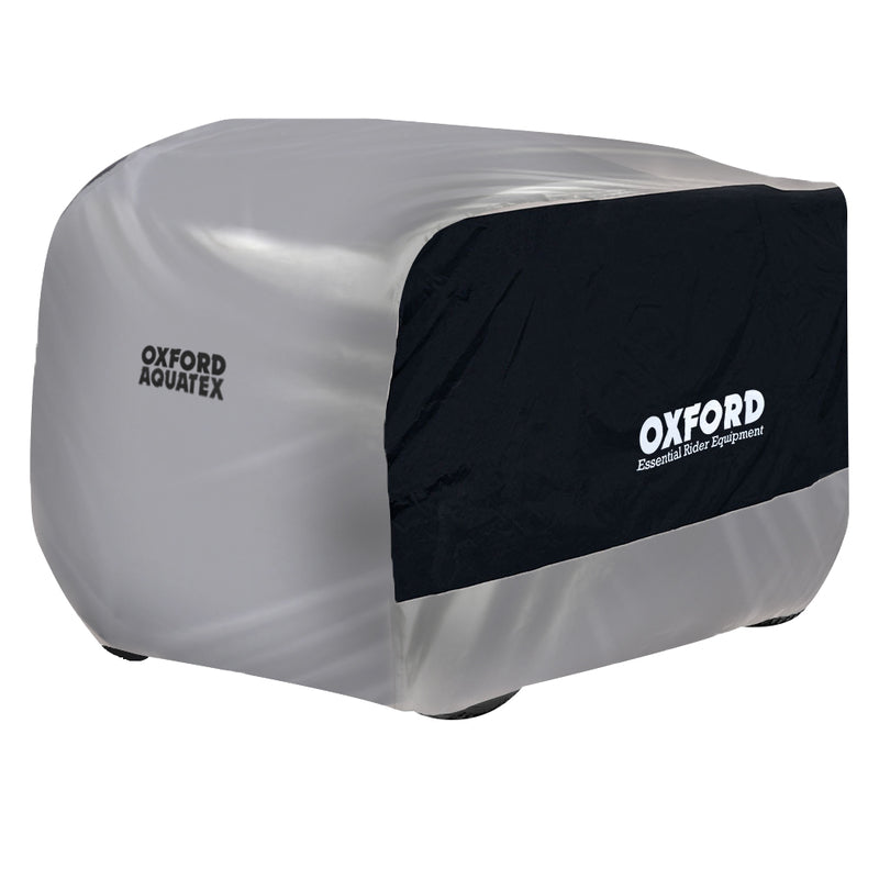 OXFORD Outdoor Protective Cover Black/Silver - ATV - M - Main