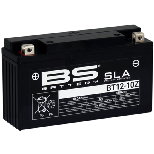 BS BATTERY SLA Battery Maintenance Free Factory Activated - BT12-10Z - Main