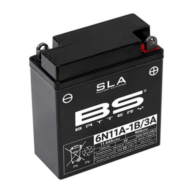 BS BATTERY SLA Maintenance Free Factory Activated - 6N11A-1B/3A - Main