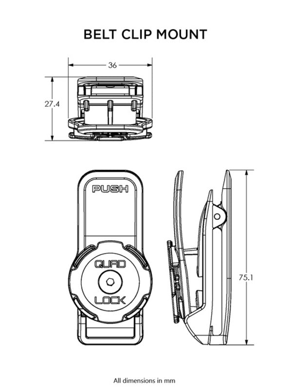 Accesorii Utility/Belt Clip