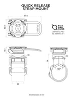 Suport Quad Lock® Quick Release Strap Mount