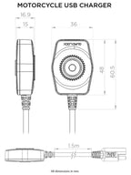 Accesorii Motorcycle USB Charger