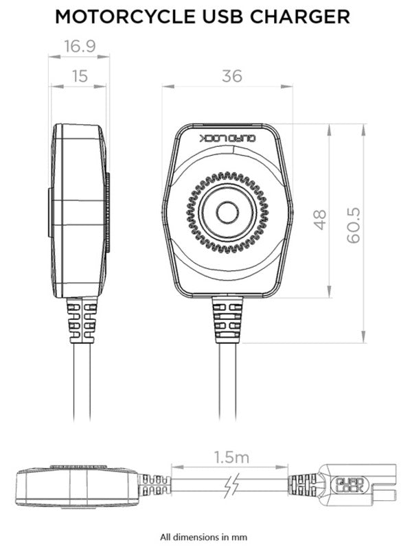 Accesorii Motorcycle USB Charger