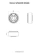 Accesorii 10mm Spacers (Twin Pack)