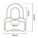 OXFORD Nemesis Disc Lock - 16mm - Extra