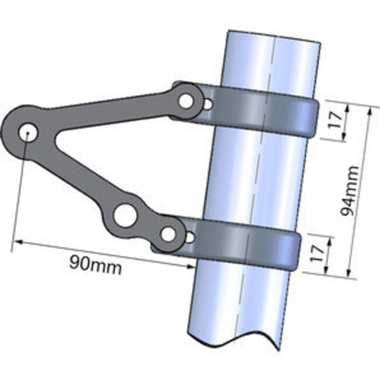 LSL BRACKET HEADLIGHT DIAM 59