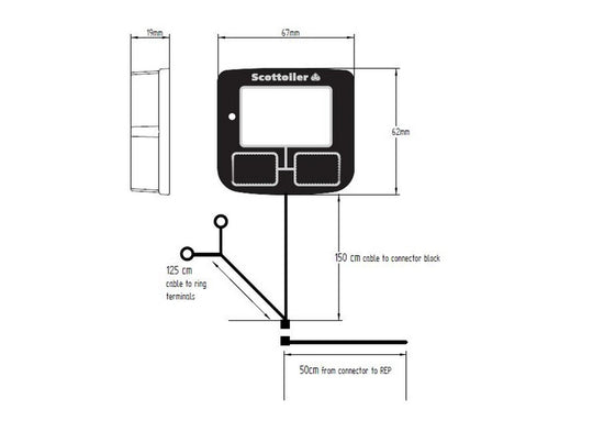 SCOTTOILER eSystem 3.1 Chain Oiler + Biodegradable Green Lubricant - Extra