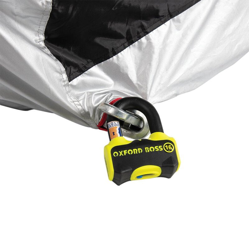 OXFORD Indoor / Outdoor Protective Cover Aquatex Black/Silver - Moto / Scooter - MP3/3roues - Extra