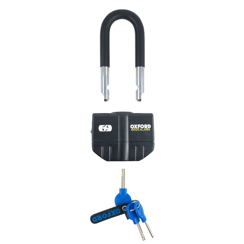 OXFORD Boss Alarm Lock 16mm + Chain 12mm X 1.2m - Extra
