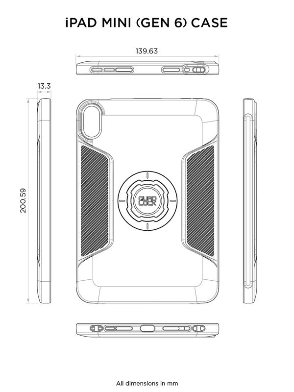 Husă Quad Lock® pentru  iPad MAG
