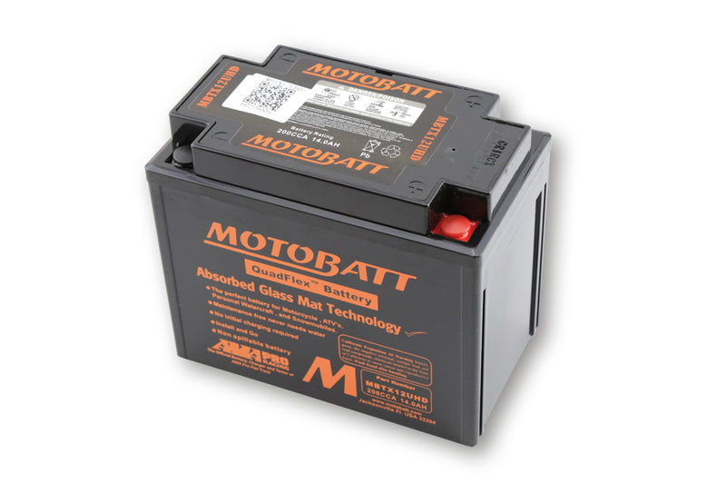 MOTOBATT Battery MBTX12UHD, Black - Main