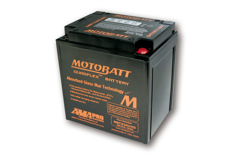 MOTOBATT Battery MBTX30UHD, Black - Extra