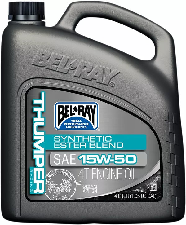 Ulei de motor Bel-Ray | OIL THUMPER BLEND 4T 15W-50 4L