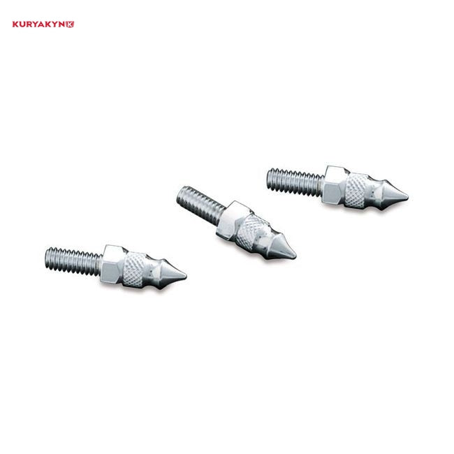 Kuryakyn, Windshield mount spikes. Chrome