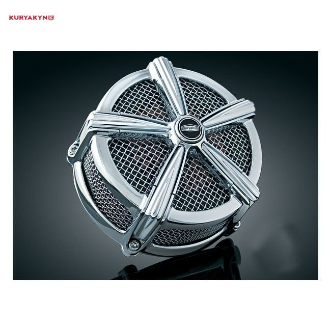 Kuryakyn, Hi-Five Mach 2 air cleaner kit. Chrome