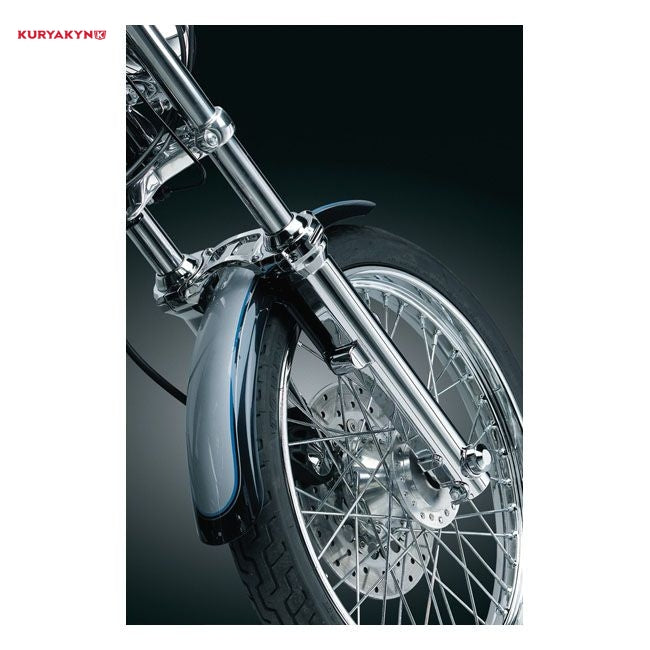 Kuryakyn, Fork Skins™ fork slider covers. Chrome