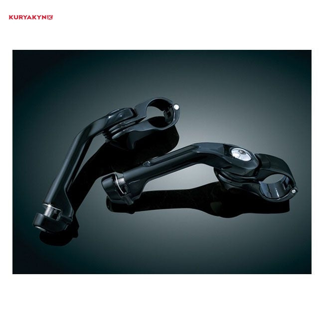 Kuryakyn, Tour-Tech cruise peg mounts. Long. Black