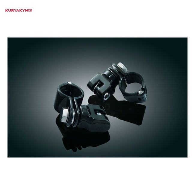 Kuryakyn, Magnum cruise peg mounts 1-1/4" (32mm). Black