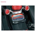 Kuryakyn, curved license plate mount. Black