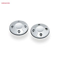 Kuryakyn, ISO-grip end cap set. Smooth. Chrome (pair)