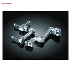 Kuryakyn, Adjustable passenger offset mount set. Chrome