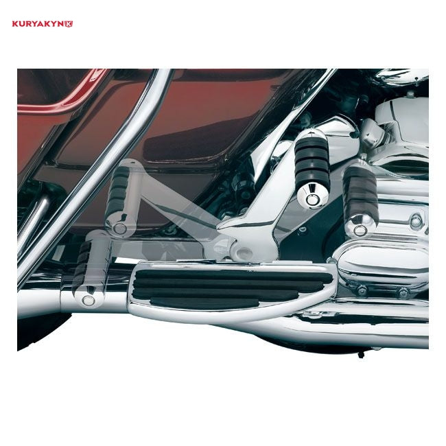 Kuryakyn, Adjustable Touring passenger pegs. Chrome