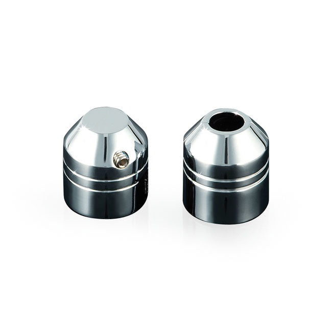 Kuryakyn, clutch cable ferrule / banjo bolt covers. Chrome