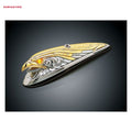 Kuryakyn, Eagle Head front fender ornament. Chrome/Gold