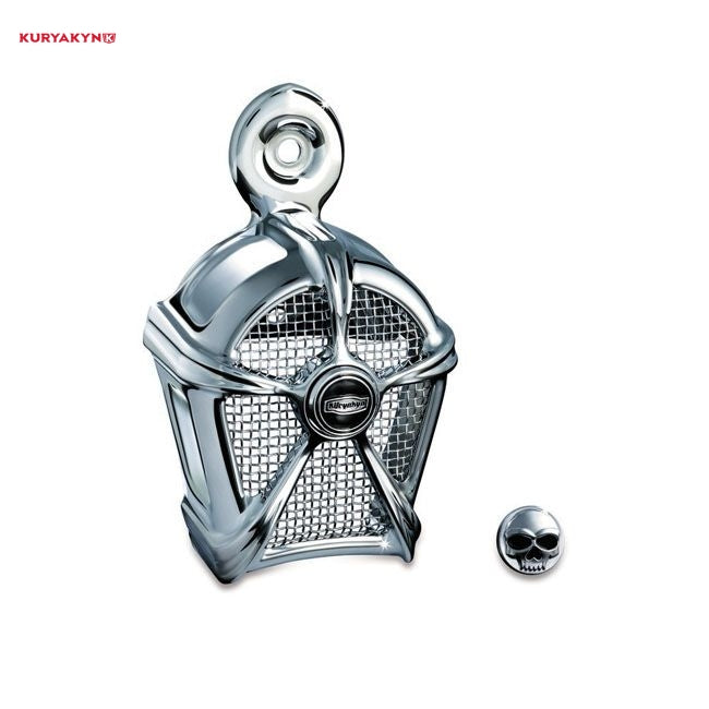 Kuryakyn, Mach 2 horn cover. Chrome/chrome mesh insert