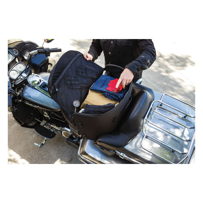 Kuryakyn, Momentum wanderer Touring seat bag, black