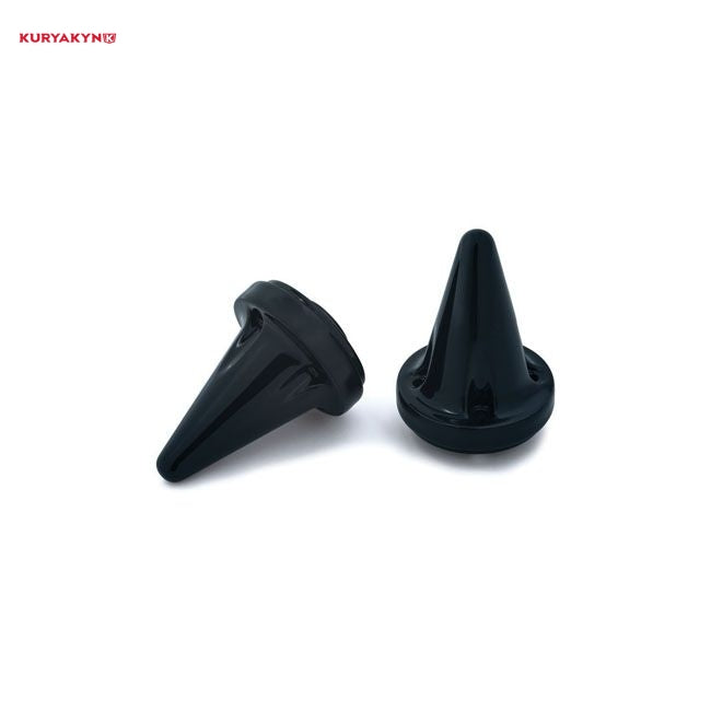 Kuryakyn, Stiletto grip end caps. Gloss black
