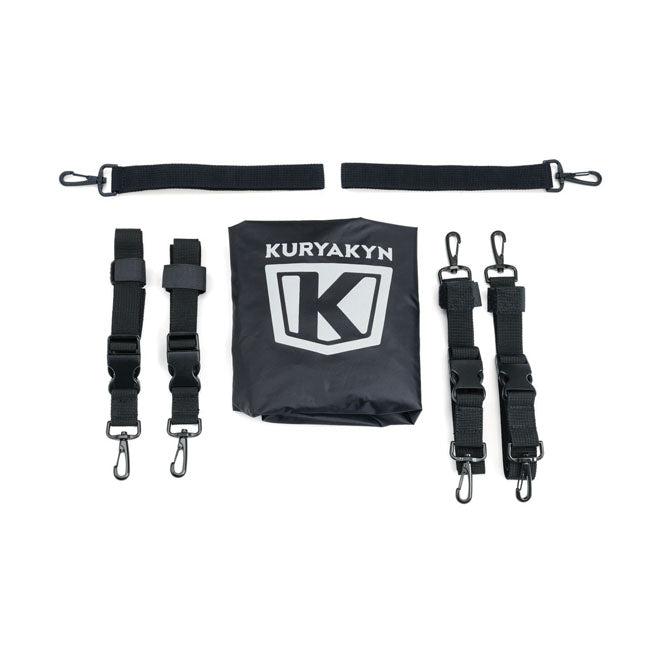 Kuryakyn, Momentum outrider throw-over saddlebags. Black