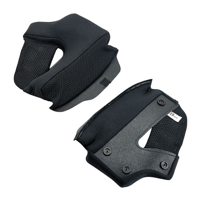 Biltwell Lane Splitter cheek pad set - 33mm