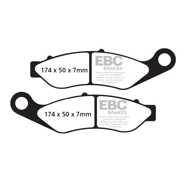 Placute de frana EBC | Front: 14-18 Trikes (NU) ...