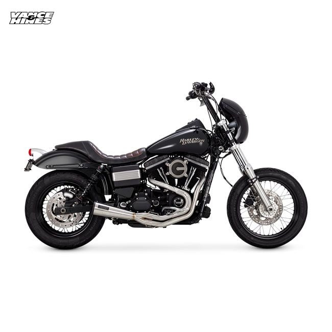 Vance & Hines, stainless 2-1 Upsweep exhaust