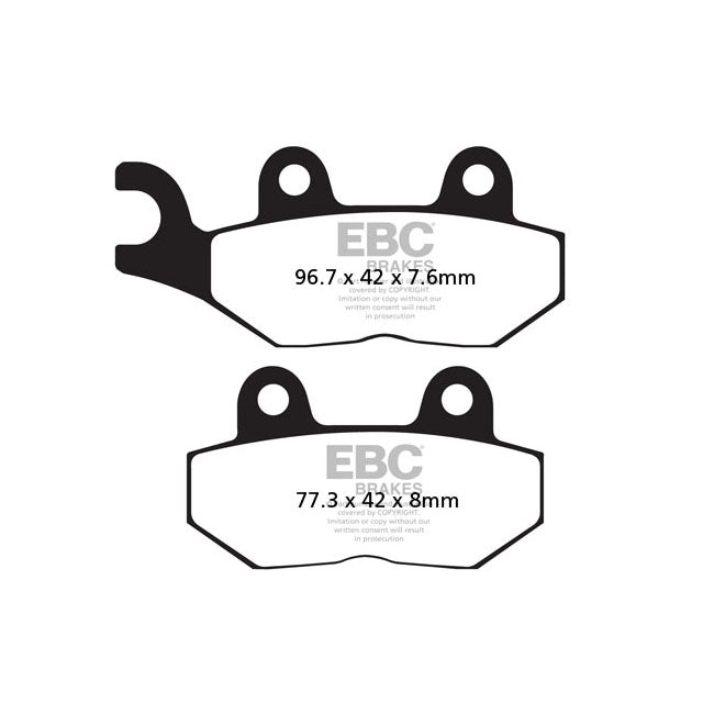 Placute de frana EBC | Front: Triumph: 93 Sprint All carb models (Up to VIN 9082); ...