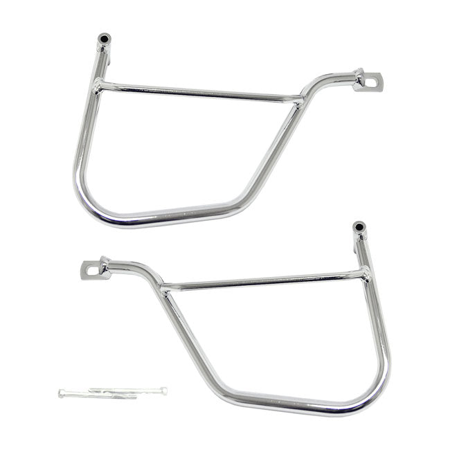 Longride saddlebag holder, chrome